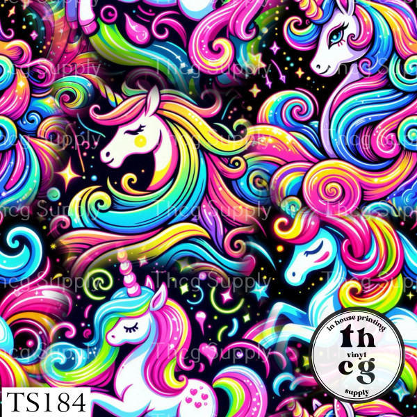 TS184 Neon Unicorn