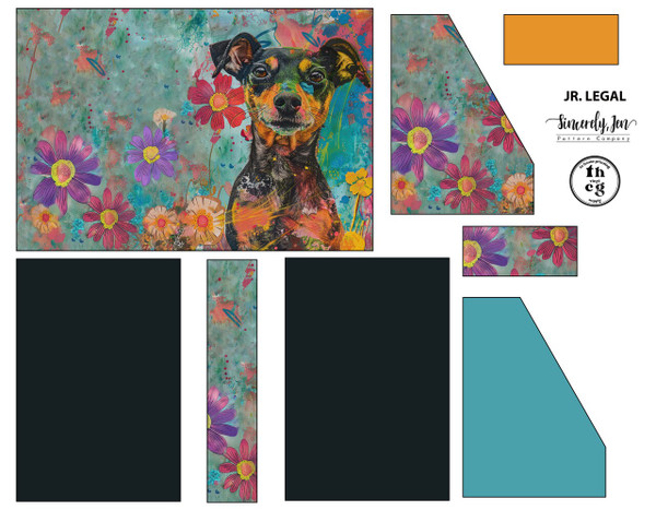 Cut and Sew - Moondance Template ZD Dog 2