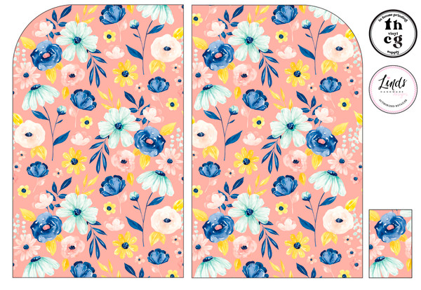 Cut and Sew - Sunny Savor - CR1336 Eliza Floral Pink