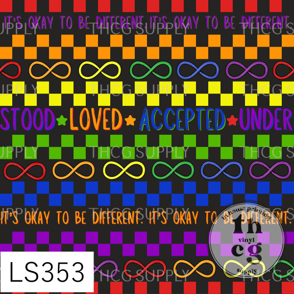 LS353 It’s okay to be different dark