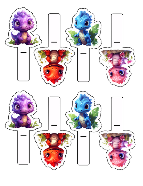 Cut and Glue - JCD SC17 Cute Dinos