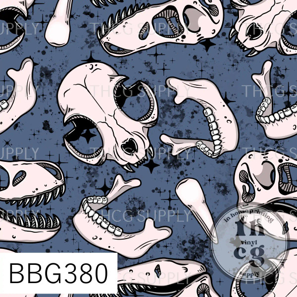 BBG380  Bones blue