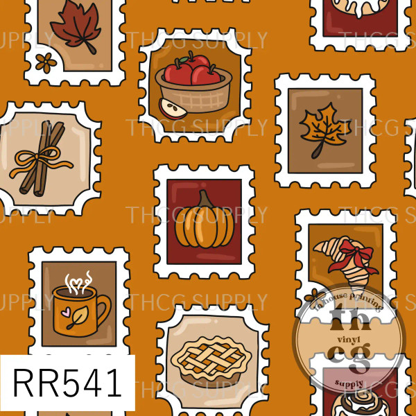 RR541 Fall Stamps Brown