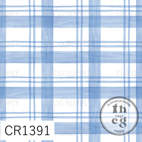CR1391 Wildflower Fields Plaid Blue
