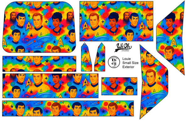 Cut and Sew - Louie Template THCG1262 STAR TREK BRIGHT Cut and Sew - Louie Template THCG1262 STAR TREK BRIGHT