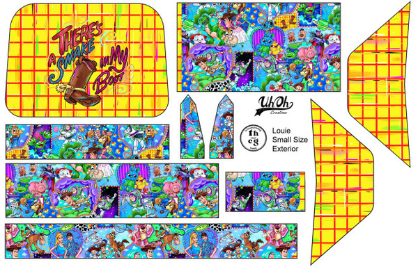 Cut and Sew - Louie Template Toy S Cut and Sew - Louie Template Toy S