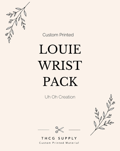 Cut and Sew - Custom Louie Wrist Pack Template