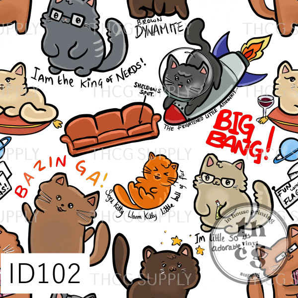 ID102 Big Bang Kitty WHite