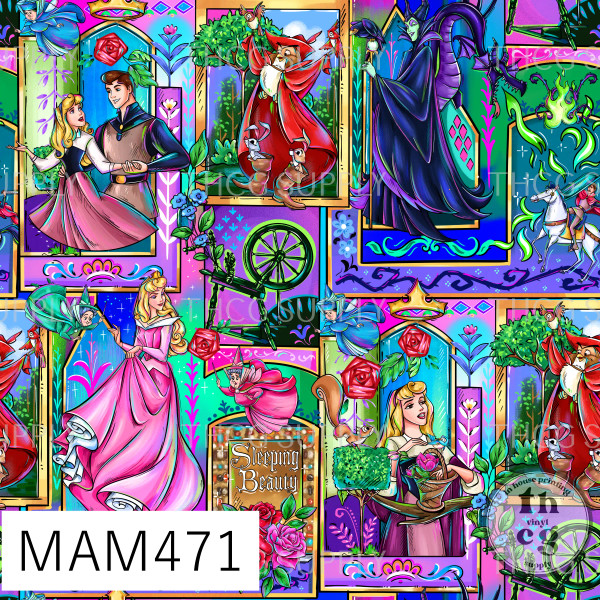 MAM471 Sleepy Princess Rainbow Beauty 2 cosmic