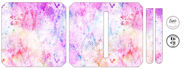 Cut and Sew - Purse Pal EMC129 Rainbow Snake