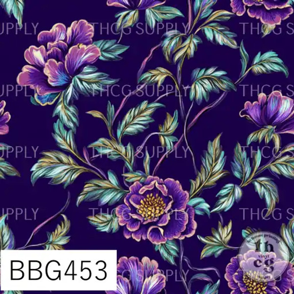 BBG453 -  Purple Peonies BBG453 -  Purple Peonies