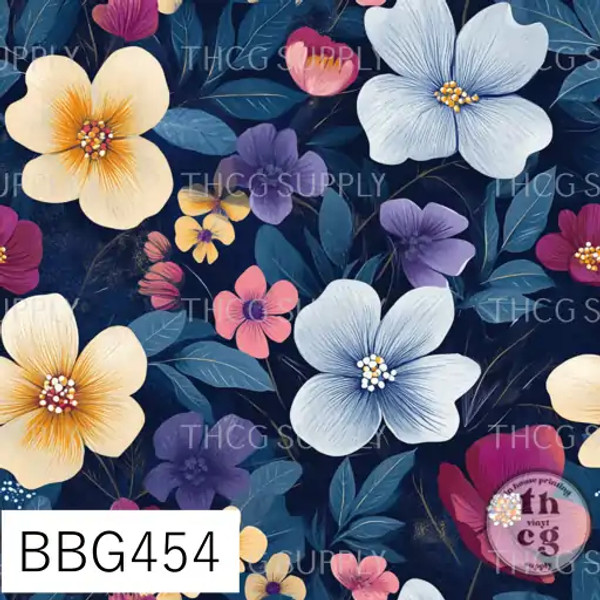 BBG454 Dark Florals