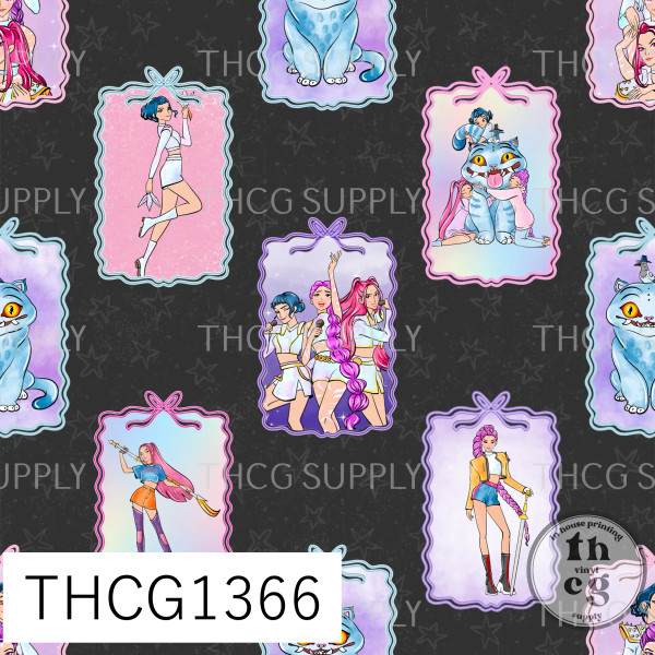 THCG1366 Pop stars Black
