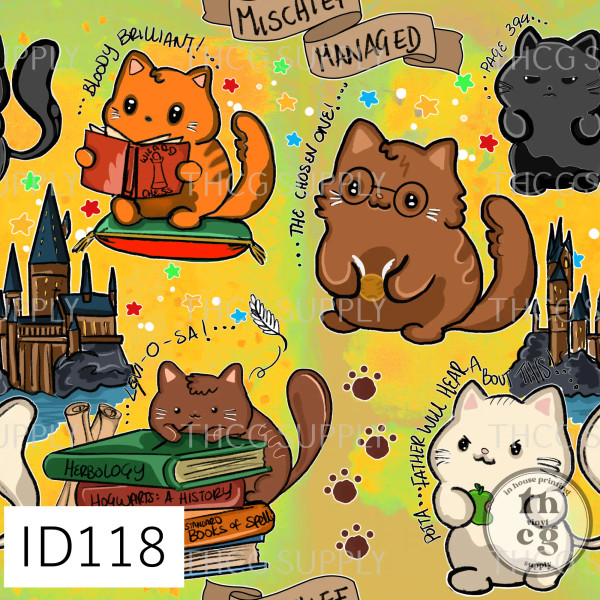 ID118 Gilmore Kitties Yellow ID118 Gilmore Kitties Yellow