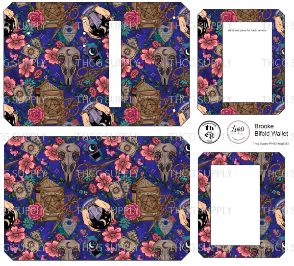 Cut and Sew - Brooke Bifold Wallet THCG1282 Witchy Vibes