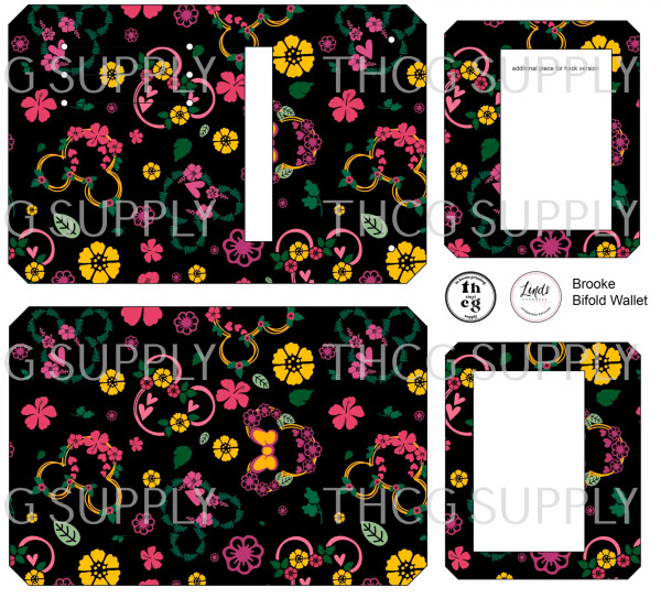 Cut and Sew - Brooke Bifold Wallet THCG1296 Mouse