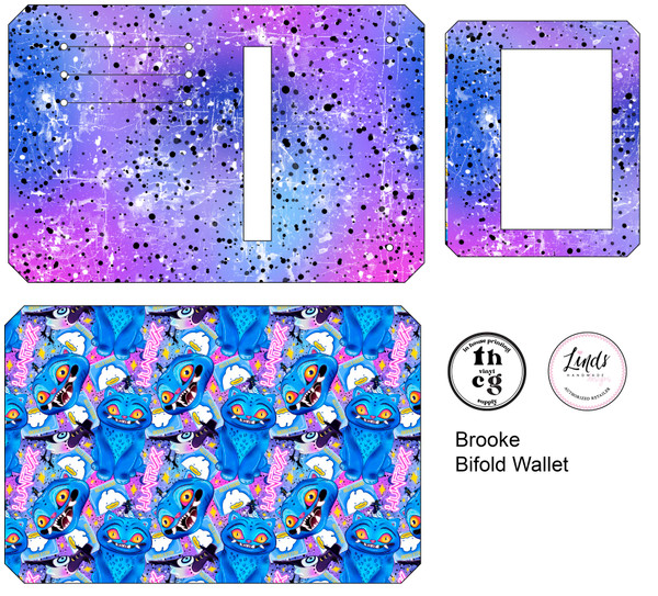 Cut and Sew - Brooke Bifold Wallet THCG1241 Kpop Hunter