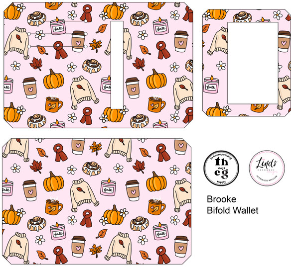Cut and Sew - Brooke Bifold Wallet RR534 Cozy Girl
