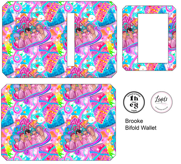 Cut and Sew - Brooke Bifold Wallet ID115 Saja Boys