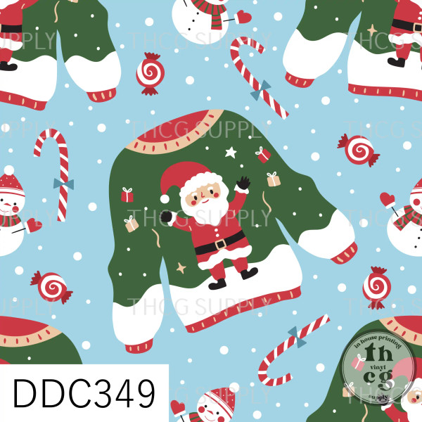 DDC349 Ugly Sweaters Blue