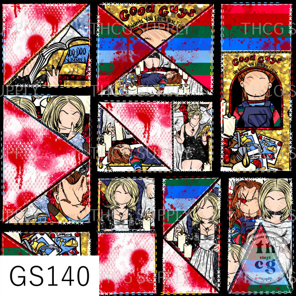 GS140 Chucky Quilt Black