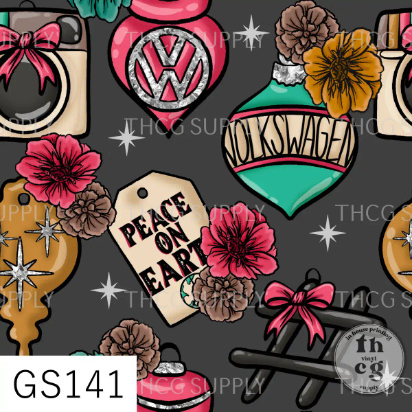 GS141 Classic Christmas ornaments