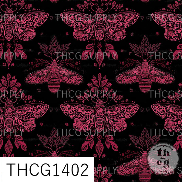 THCG1402 Goth Pink Moth