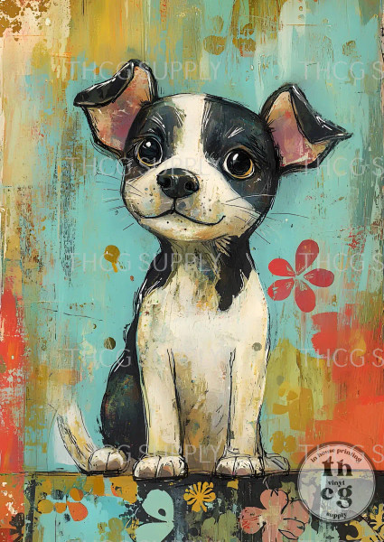 Journal Panel - J859 Puppy