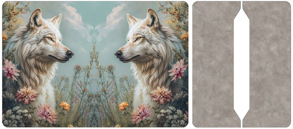 Cut and Sew - Mini Notebook J847 Wolf