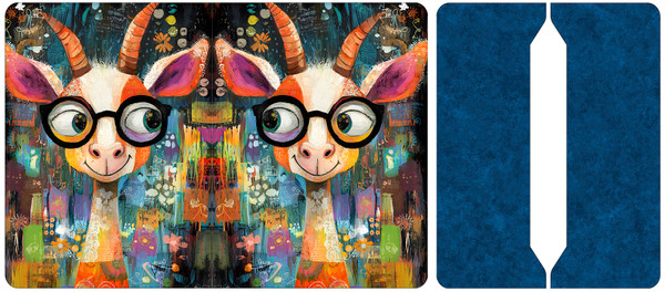 Cut and Sew - Mini Notebook  J884  Goat
