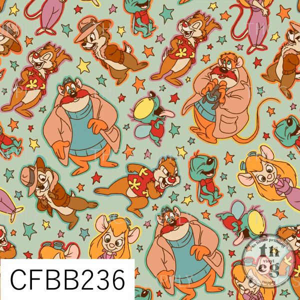 CFBB236 Chip and Dale Pink