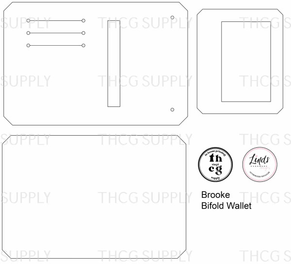 Cut and Sew - Custom Brooke Bifold Wallet