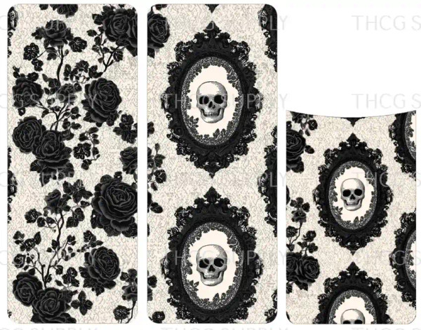 Cut and Sew - ChapSticks THCG1395 Goth Skull