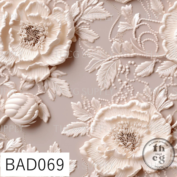 BAD069 3D Florals