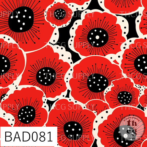 BAD081 Red Poppy