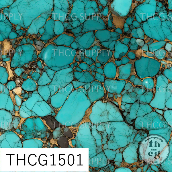 THCG1501 Turquoise Marble