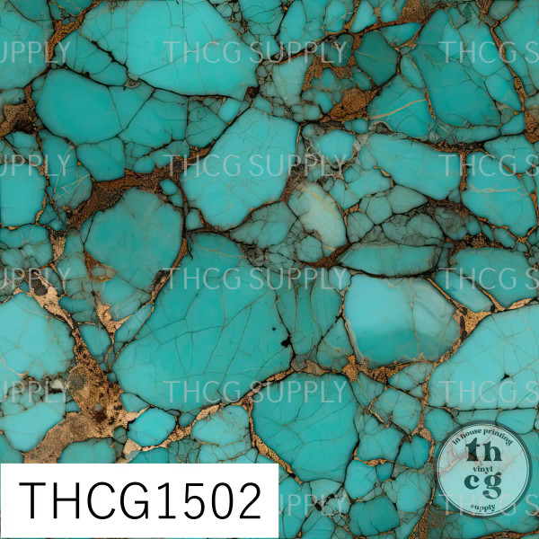 THCG1502 Turquoise Marble