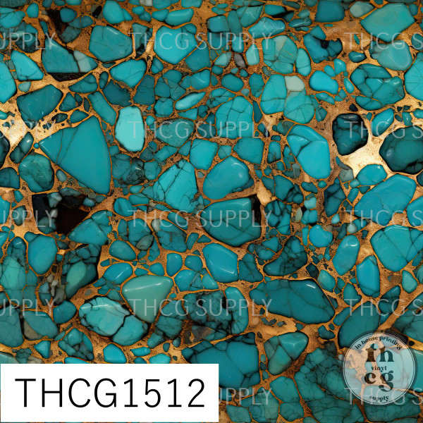 THCG1512 Turquoise Marble