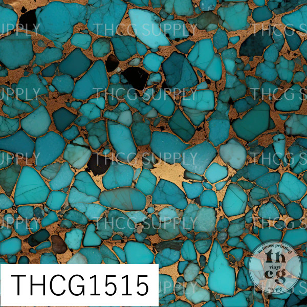 THCG1515 Turquoise Marble