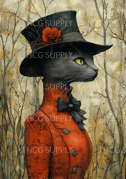 Journal Panel - J892 Anthro Cat