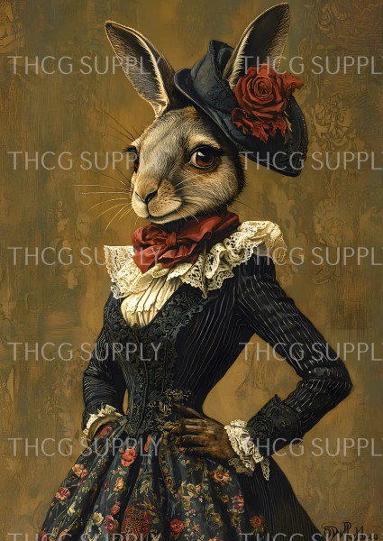 Journal Panel - J905 Anthro Rabbit