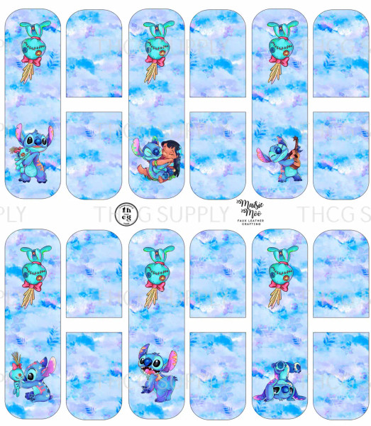 Cut and Glue -  Maisie Moo Bookmarks Blue Alien