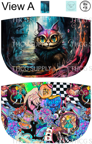 Cut and Sew The HEX Bag -ID038 Trippy Alice