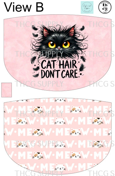 Cut and Sew The HEX Bag -Cat Hair don't care