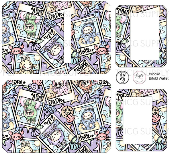 Cut and Sew - Brooke Bifold Wallet GS199 BuBu Polaroid 4