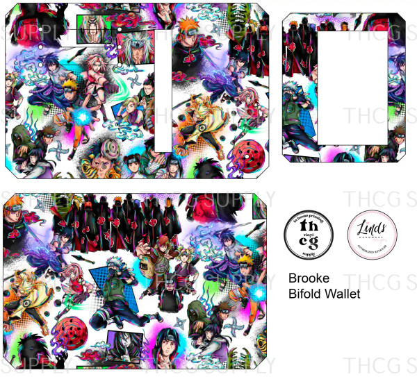 Cut and Sew - Brooke Bifold Wallet OUAS193 Naruto