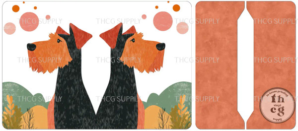 Cut and Sew - Mini Notebook Cover Airedale Terrier