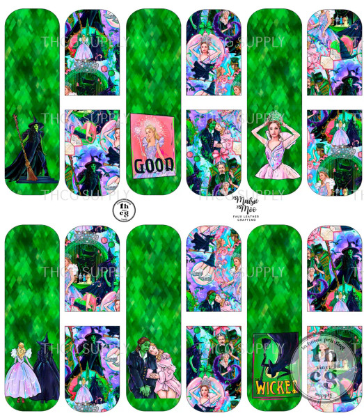 Cut and Glue -  Maisie Moo Bookmarks Wicked