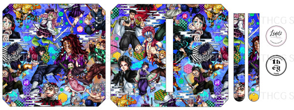 Cut and Sew - Purse Pal OUAS217 Demon Slayer Blue