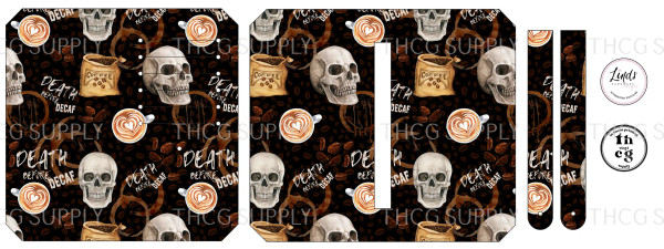 Cut and Sew - Purse Pal SUD075 Death before decaf